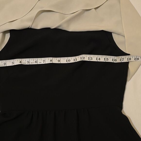 Lela rose  capelet Crepe peplum top size 8 - Picture 5 of 11